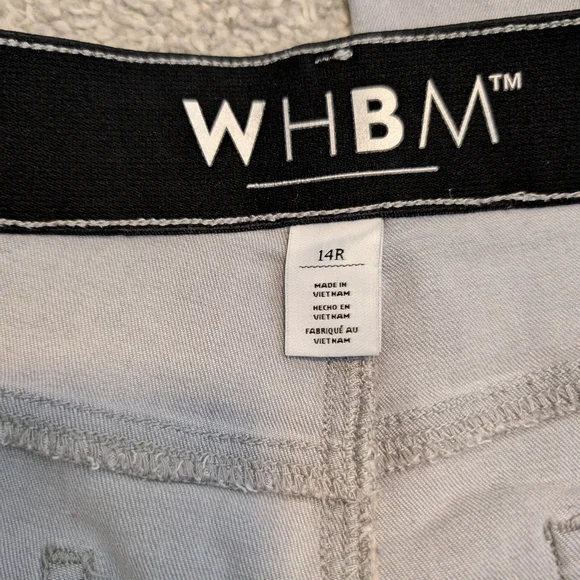 White House Black Market Light Gray Jeans - Picture 6 of 7